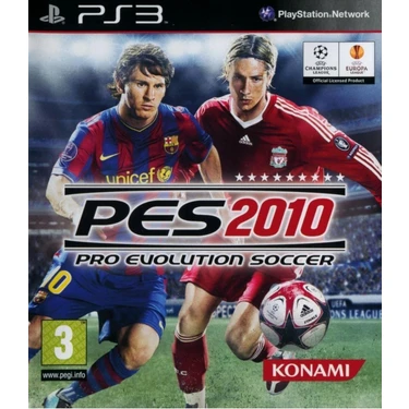 Konami Pes 2010 Ps3 Oyun Pes 10 Plastation 3 Oyun Pro Evolution