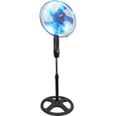 Cvs Dn 91018 Yükseklik Zamanlayıcı 3 Hız Ayarı 30° Eğilebilir 5 Pervaneli Siyah 16'' Inç Vantilatör