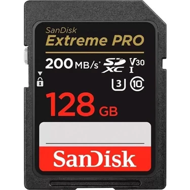 Sandisk Extreme Pro 128GB 200MB/S Sdxc Hafıza Kart