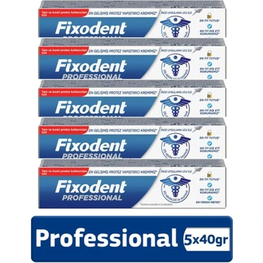 Fixodent Diş Protez Yapıştırıcı Krem Professional 40 gr