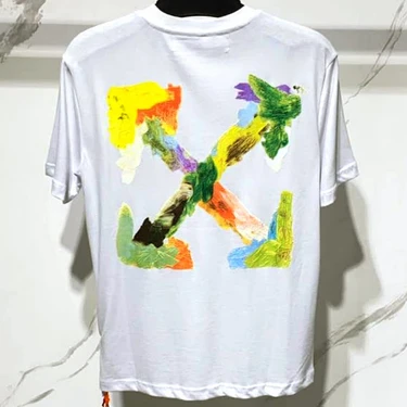 OFFWHITE Tシャツ Off-White - Siyah Baskılı T-shirt - Siyah