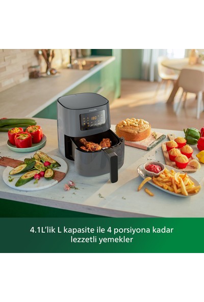 Philips HD9255/60 Rapid Air 5000 Serisi Airfryer - Uzaktan Bağlantılı
