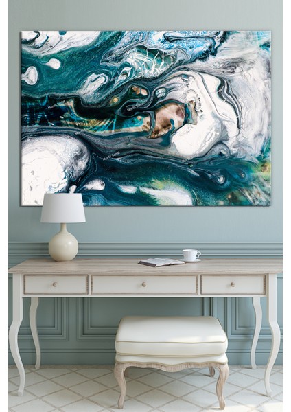 Renklerin Dansı Soyut Sanatsal Kanvas Tablo (8 Farklı Ölçü)