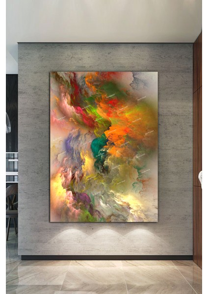 Renklerin Dansı Soyut Sanatsal Kanvas Tablo fiyatları