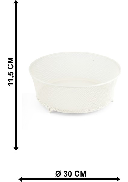 Leon Meyvelik-Sebzelik Beyaz 30 cm