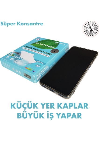 Kokusuz Çamaşır Deterjanı Doğal Organik Yaprak Deterjan 100 Kullanım