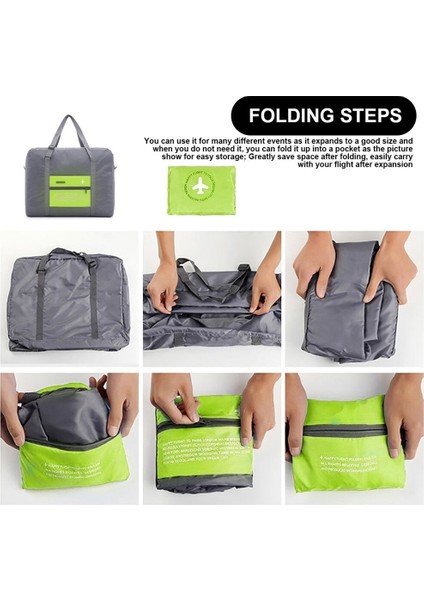 Katlanır Bagaj Çantası Büyük Kapasiteli El Arabası Saklama Çantası El Hafif Seyahat Saklama Çantası Ayarlayabilirsiniz (Yurt Dışından) modelleri