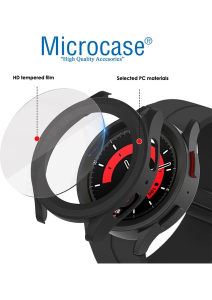 Samsung Galaxy Watch5 Pro 45MM Ekran Korumalı Sert Rubber Kılıf - AL3173 fiyatları