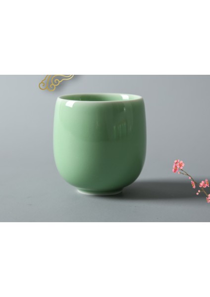1pcs Japanese Style Ceramic Tea Cup Porcelain Kung Fu Cups Pottery Drinkware Wine Coffee Mug Celadon Teacup.teacups(Green) (Yurt Dışından) fiyatları