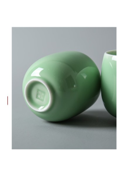 1pcs Japanese Style Ceramic Tea Cup Porcelain Kung Fu Cups Pottery Drinkware Wine Coffee Mug Celadon Teacup.teacups(Green) (Yurt Dışından) modelleri
