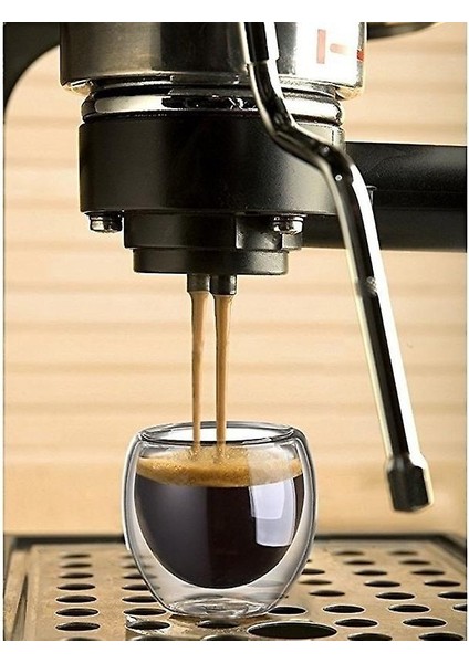 (M)1 Pcs Çift Duvar Shot Glass Çift Duvar Espresso Kahve Kupası (Yurt Dışından) fiyatları