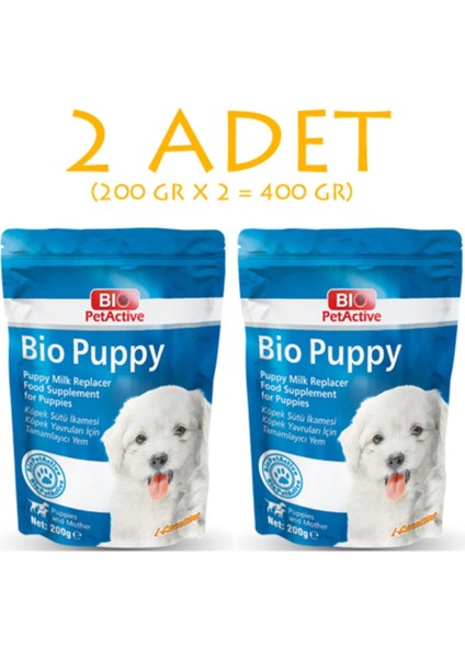 Yavru Köpek Süt Tozu 200 gr x 2 Adet