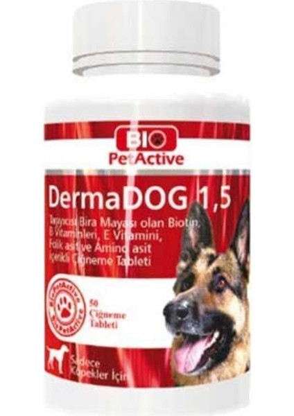 Dermadog 1,5 Çinko Sarımsaklı Mayası Tableti 150 gr 100LÜ