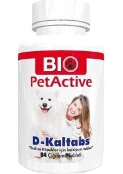 D-Kaltabs Kedi ve Köpek 84 Kalsiyum Tableti 126 gr