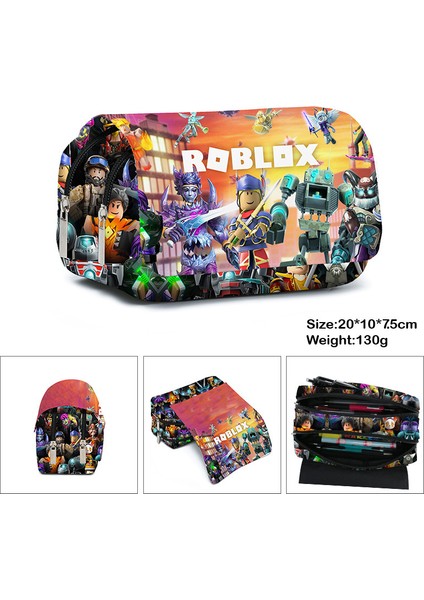 Roblox Sevimli Büyük Kapasiteli Kalem Kutusu (Yurt Dışından)