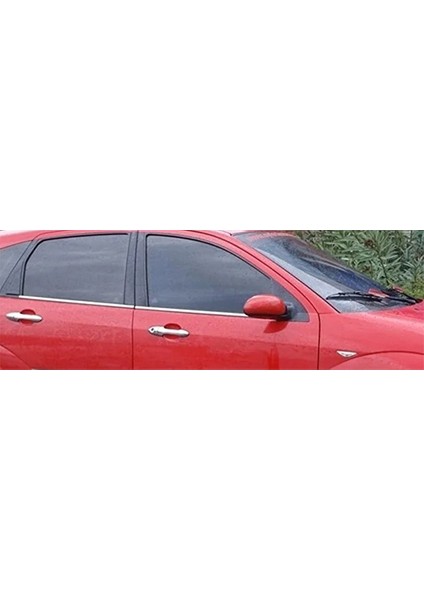 Ford Focus 1 Uyumlu Krom Kapı Kolu ve Cam Alt Çıtası Seti Hb / Sd 1998 - 2005