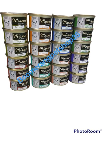 Pastete Ezme Konserve Kedi Maması Karışık Paket 24X85GR