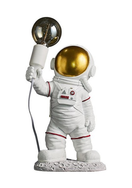 Nordic Seletti Astronot Masa Lambaları Reçine Masa Lambası Yatak Odası Lamba Ev Dekorasyon Oturma Odası Dekor Uzay Adam | LED Masa Lambaları (Yurt Dışından)