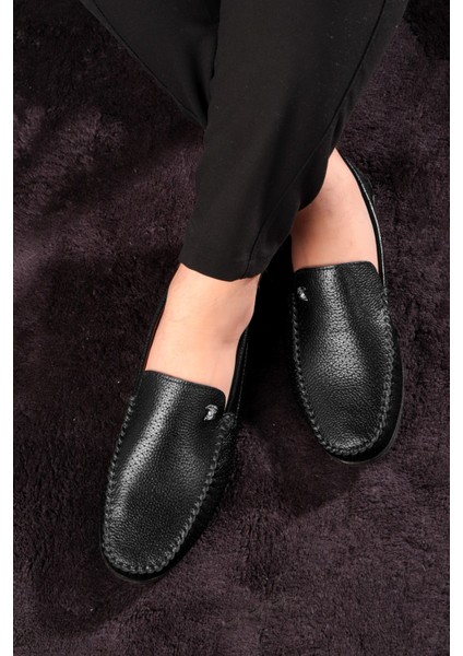 Fruga Hakiki Deri Erkek Günlük Ayakkabı, Loafer Ayakkabı, Hafif Ayakkabı