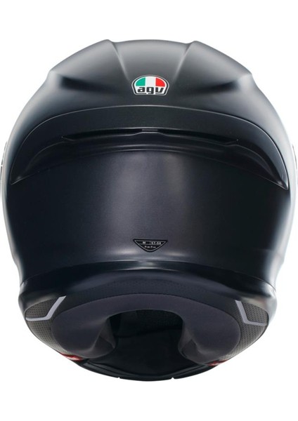 K6 S Mono Matt Black Kapalı Kask