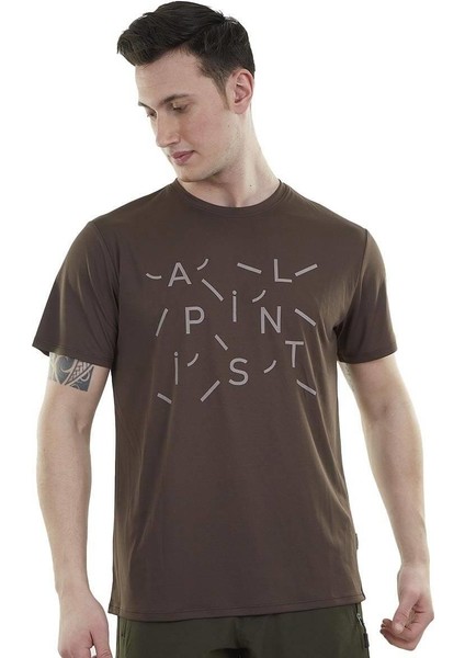Baseline Ultra Dry Erkek T-Shirt Kahverengi-Xl