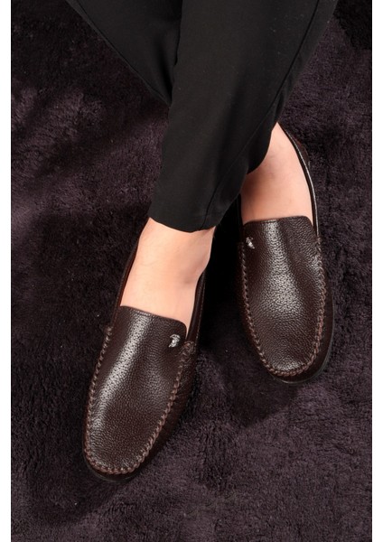 Fruga Hakiki Deri Erkek Günlük Ayakkabı, Loafer Ayakkabı, Hafif Ayakkabı
