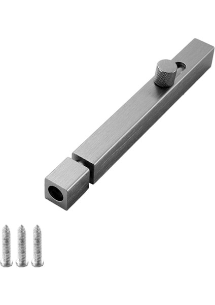 Sürgülü Kapı Kilidi Barn Kapılar Için Iç ve Dış Mekan 120MM Gri (Yurt Dışından) fiyatları