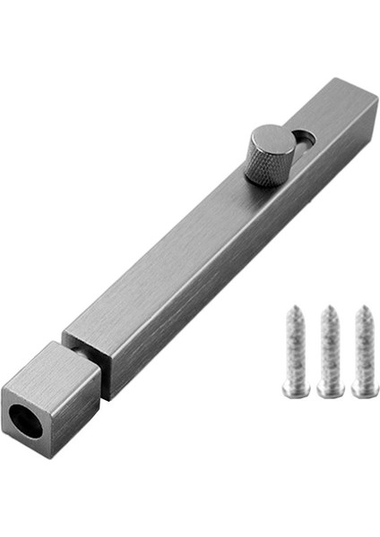 Sürgülü Kapı Kilidi Barn Kapılar Için Iç ve Dış Mekan 120MM Gri (Yurt Dışından) indirimleri