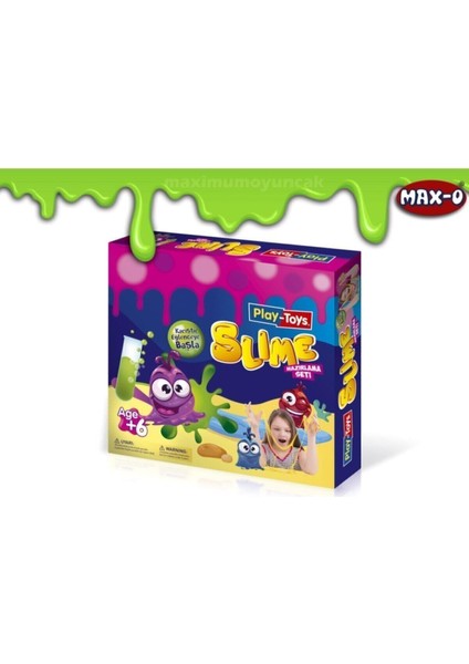 PlayToys Play Toys Play-Toys Slime Yapma Hazırlama Seti Karıştır Eğlenceye Başla