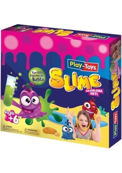 PlayToys Play Toys Play-Toys Slime Yapma Hazırlama Seti Karıştır Eğlenceye Başla