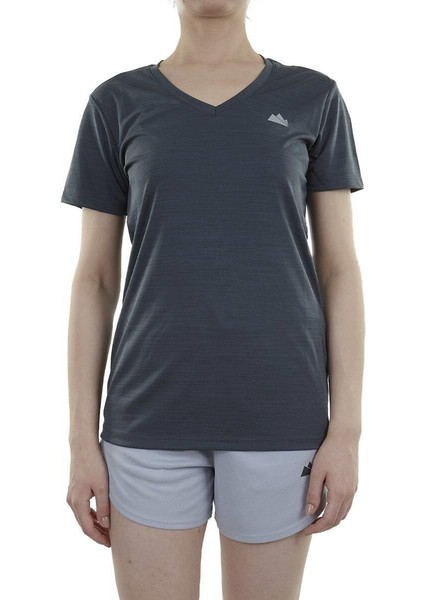 Knockout Ultra Dry Kadın T-Shirt Antrasit-M