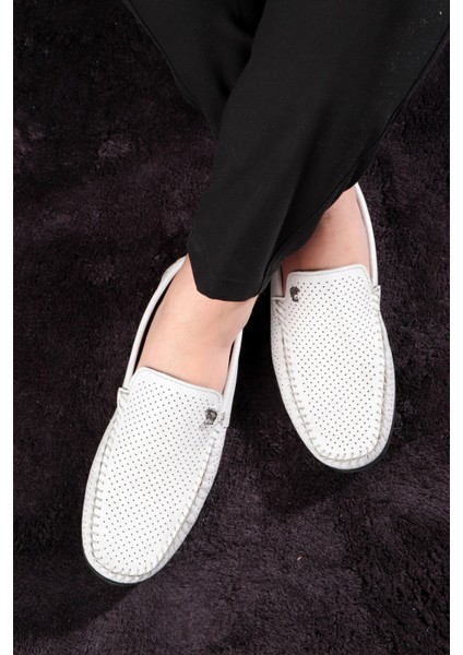 Fruga Hakiki Deri Erkek Günlük Ayakkabı, Loafer Ayakkabı, Hafif Ayakkabı
