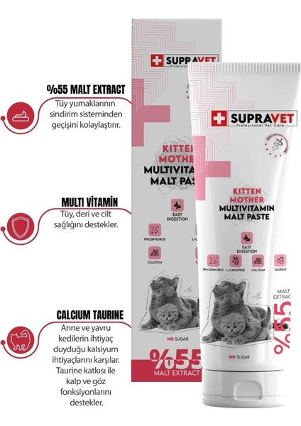 Kitten & Mothermulti Vitamin Malt Paste 100 gr