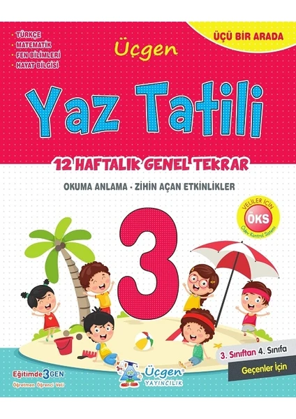 Üçgen 3.sınıf Yaz Tatili 12 Haftalık Tekrar