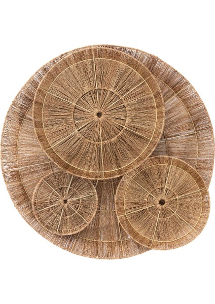 Meander El Yapımı Dekoratif Deniz Sazı Duvar Dekoru 25cm 8949 modelleri