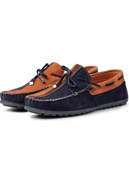 Colore Hakiki Deri Erkek Günlük Ayakkabı, Loafer Ayakkabı, Hafif Ayakkabı, Süet Loafer