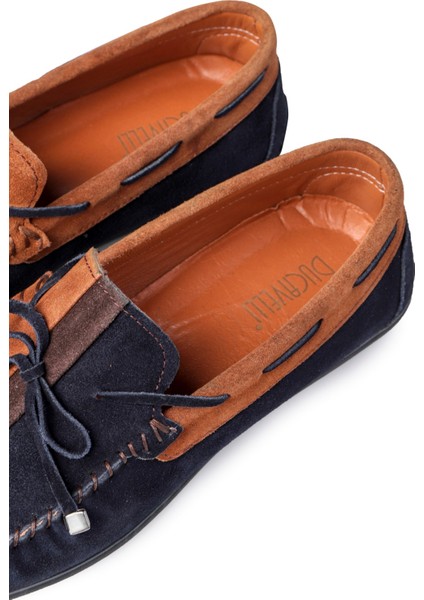 Colore Hakiki Deri Erkek Günlük Ayakkabı, Loafer Ayakkabı, Hafif Ayakkabı, Süet Loafer
