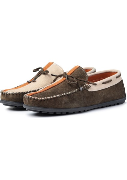 Colore Hakiki Deri Erkek Günlük Ayakkabı, Loafer Ayakkabı, Hafif Ayakkabı, Süet Loafer
