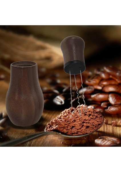 Espresso Kahve Karıştırıcı Tozu Neddle Dağıtım El Kurcalama Için Kafe Ceviz (Yurt Dışından)