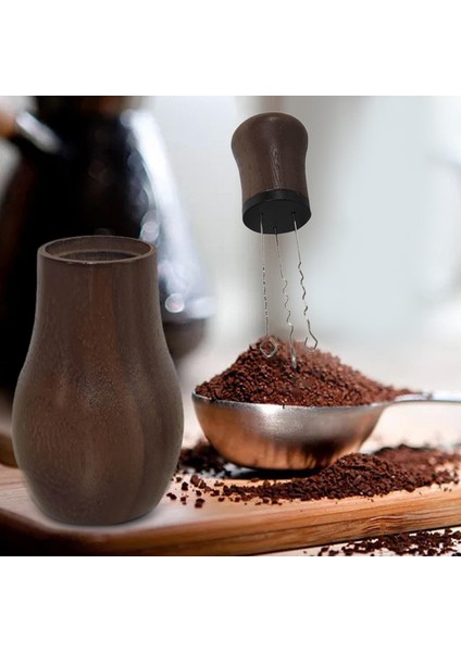 Espresso Kahve Karıştırıcı Tozu Neddle Dağıtım El Kurcalama Için Kafe Ceviz (Yurt Dışından)