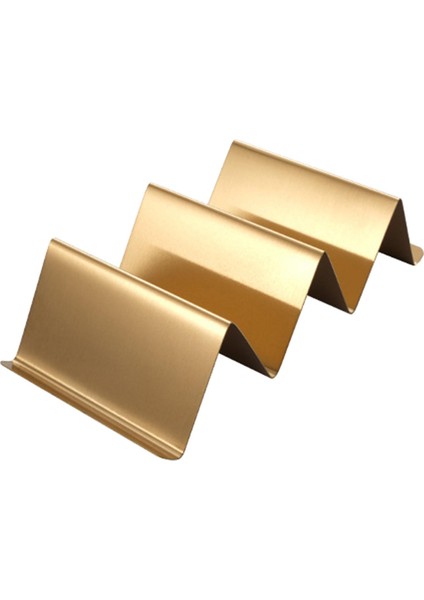 2pcs Paslanmaz Çelik Taco Tutucu Meksika Restoranı Taco Rol Roll Yiyecek Rafı Altın Ve Siyah (Yurt Dışından) fiyatları