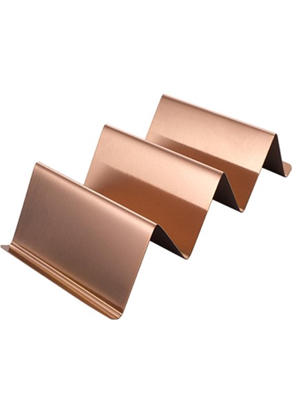 2 Paket Paslanmaz Çelik Taco Tutucu Taco Fırın Rafı Rulo Gıda Rafı Standı Gül Altın Ve Altın (Yurt Dışından) fiyatları