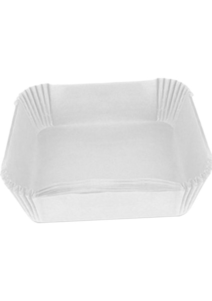 Hava Fritöz Tek Kullanımlık Kağıt Astarları Çubuk Yağ Düzeltilemez 16x16x4.5cm Beyaz 25 Pcs (Yurt Dışından)