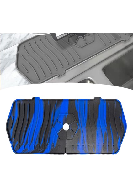 Musluk Emici Mat Su Yakalayıcı Tezgah Aksesuarları Mavi Siyah (Yurt Dışından) modelleri