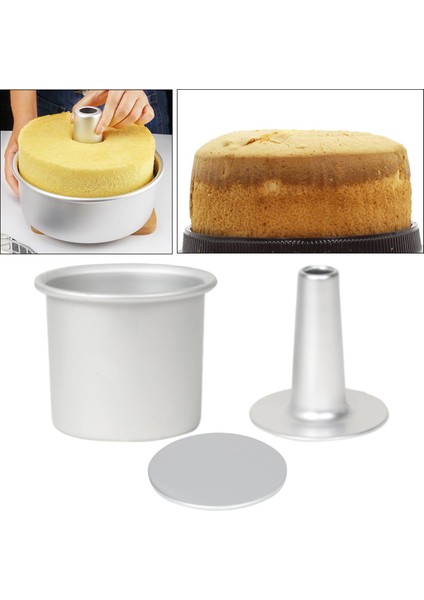 Yuvarlak Şifon Kek Tava Fırın Tepsisi Fırında Pişirme Araçları For 5in Ve Alt Plaka (Yurt Dışından) modelleri
