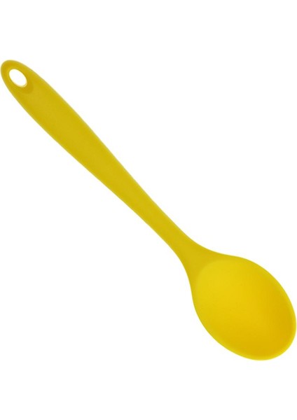 Silikon Kepçe Çorba Kaşığı Yapışmaz Pişirme Eşyaları Mutfak Aleti Sarı03 (Yurt Dışından)