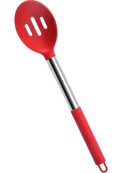 Mutfak Servis Kaşık Karıştırma Drenaj, Mutfak Çubuğu Kırmızı Oluklu Kaşık Için Karıştırma Kaşık (Yurt Dışından) fırsatları