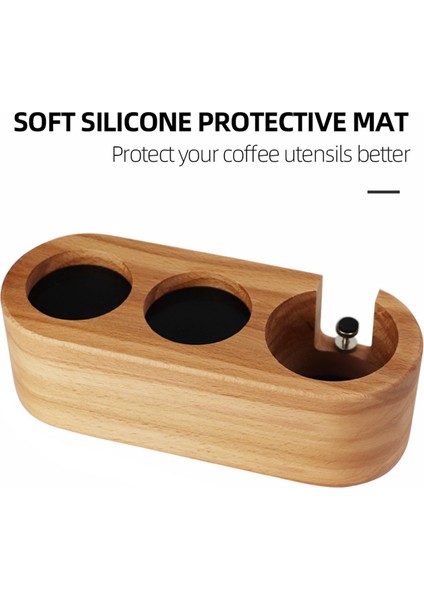 Espresso 51mm Için Ahşap Kahve Kurcalama Tutucu Toz Çekiç Kahve Aksesuarları Aracı (Yurt Dışından) indirimleri