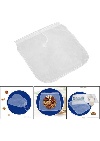 Mutfak Fındık Süt Torbaları Çay Suyu Çorbası Otlar Badem Süzgeç 33x33cm (Yurt Dışından) modelleri