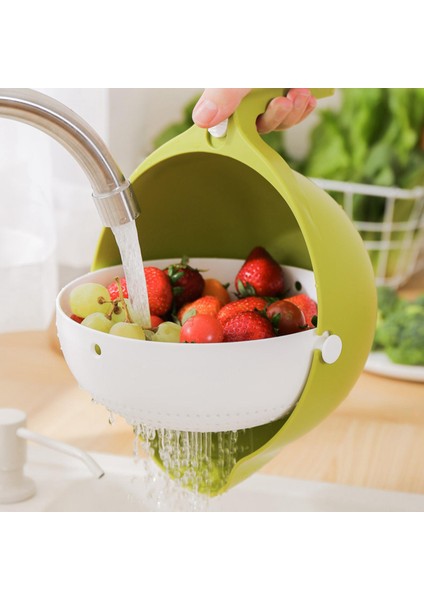 Çift Katmanlı Kevgir Mutfak Aletleri Sebzeler Için Drenaj Süzgeç Sepeti (Yurt Dışından) modelleri